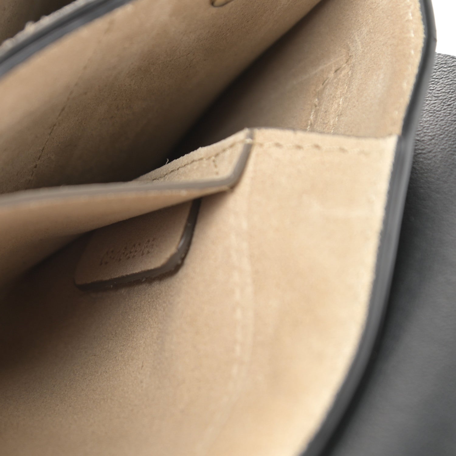 Chloe Suede Calfskin Small Faye Shoulder Bag Black 7 of 14