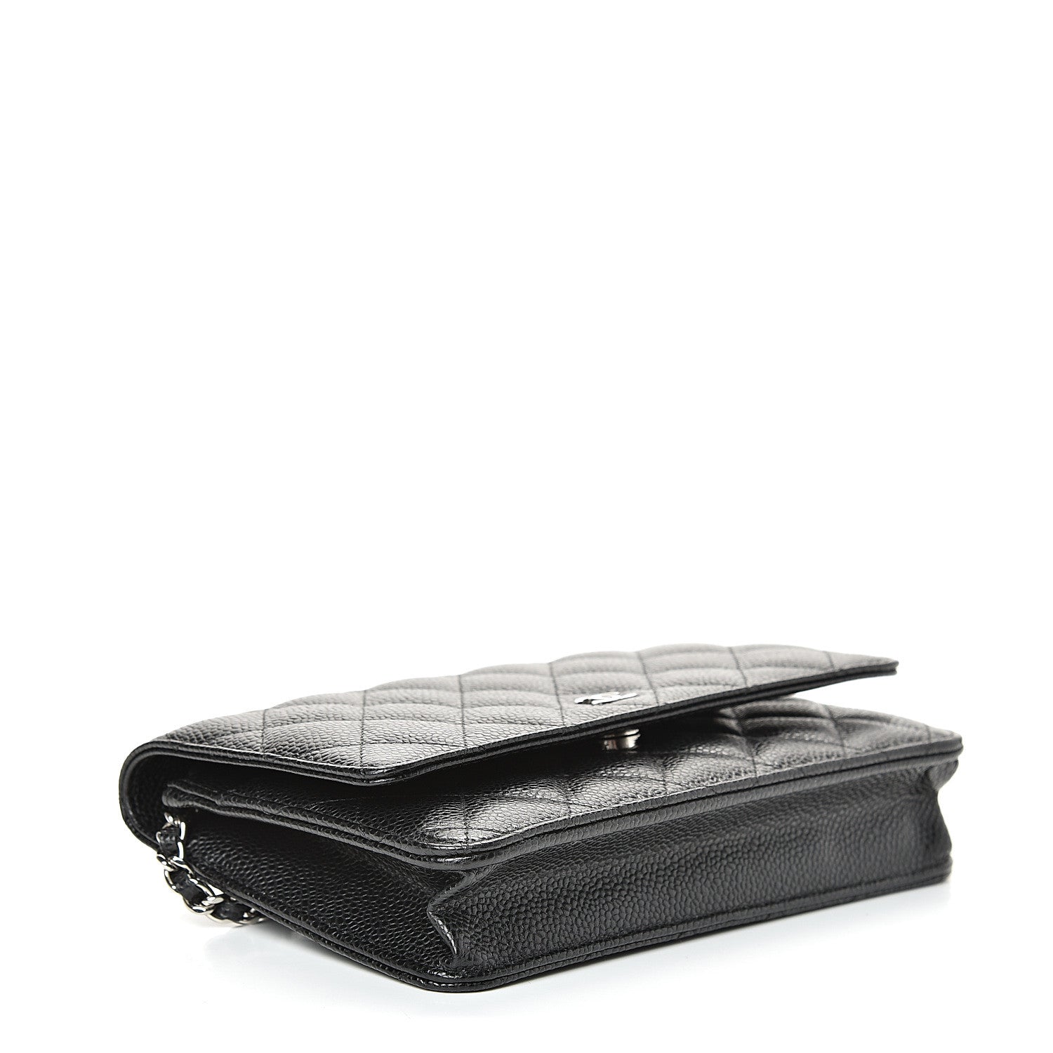 Chanel Caviar Quilted Wallet On Chain WOC Black 3 of 11
