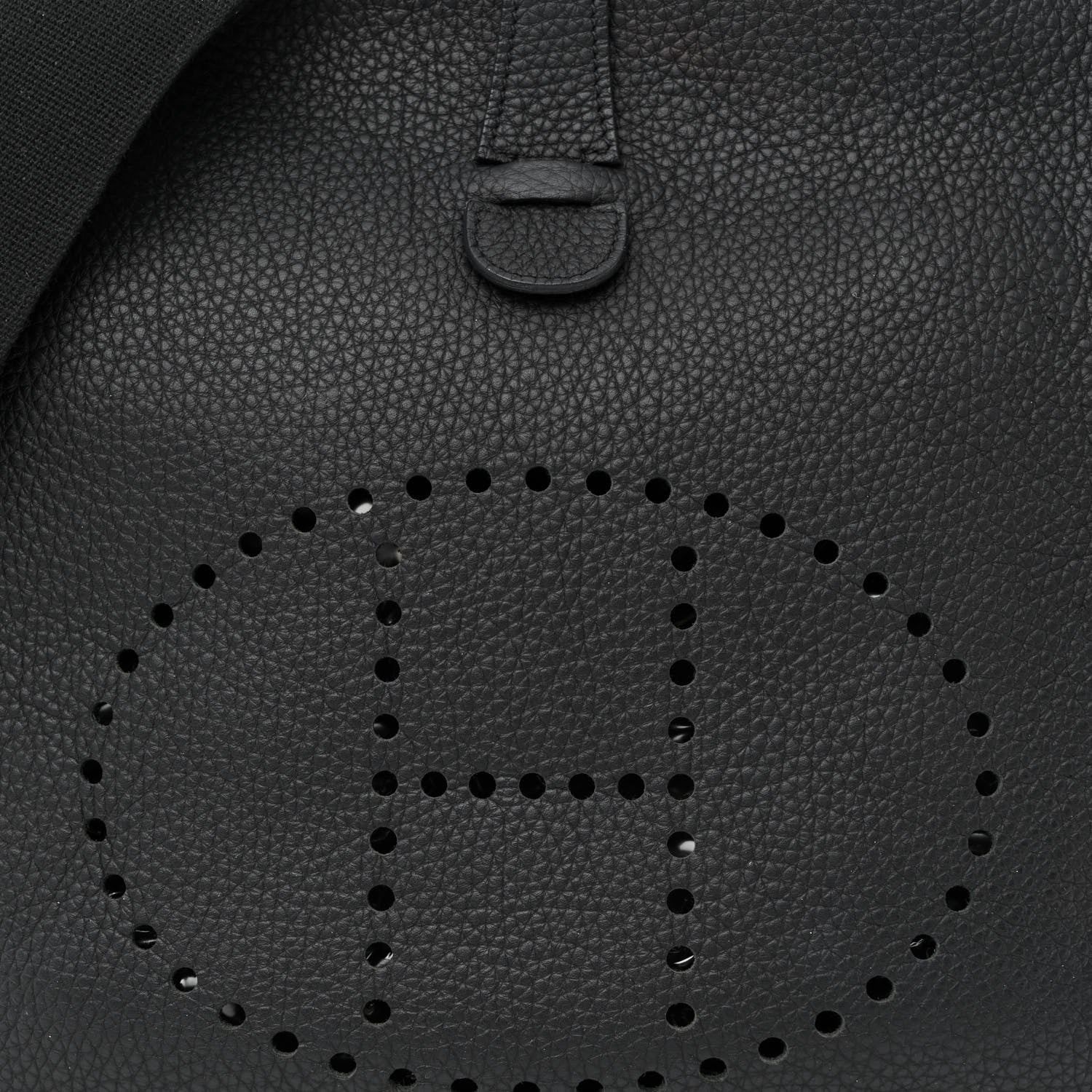 Hermes Taurillon Clemence Evelyne III GM Black 8 of 10