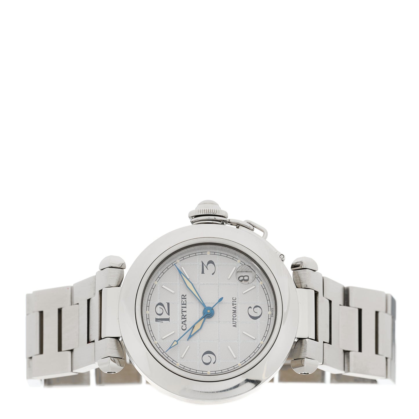Stainless Steel 35mm Pasha C Automatic Watch Silver