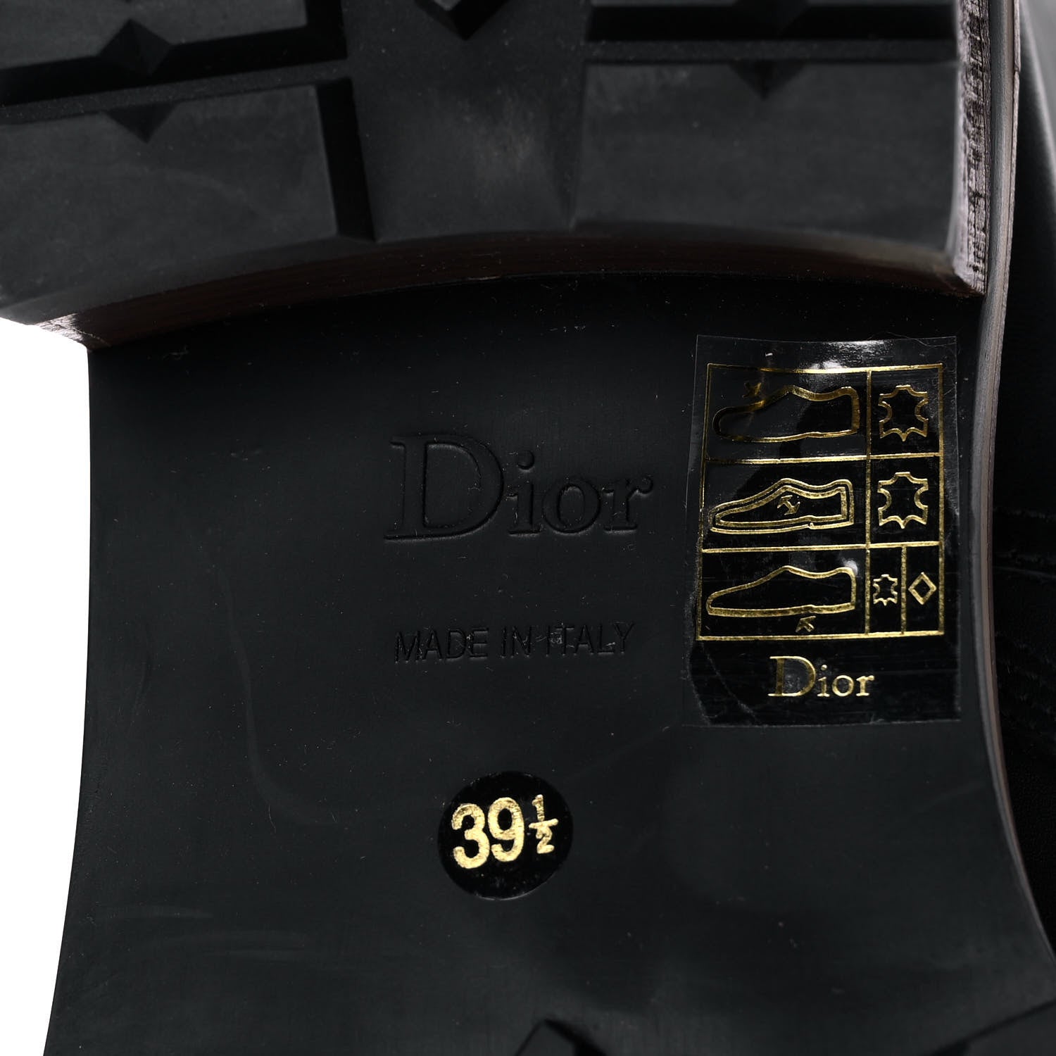 Christian Dior Calfskin Dior Quest 35mm Hiking Boots 39.5 Black 6 of 9