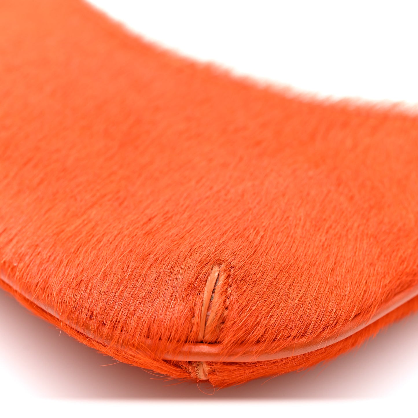Calf Hair Le Bisou Perle Orange