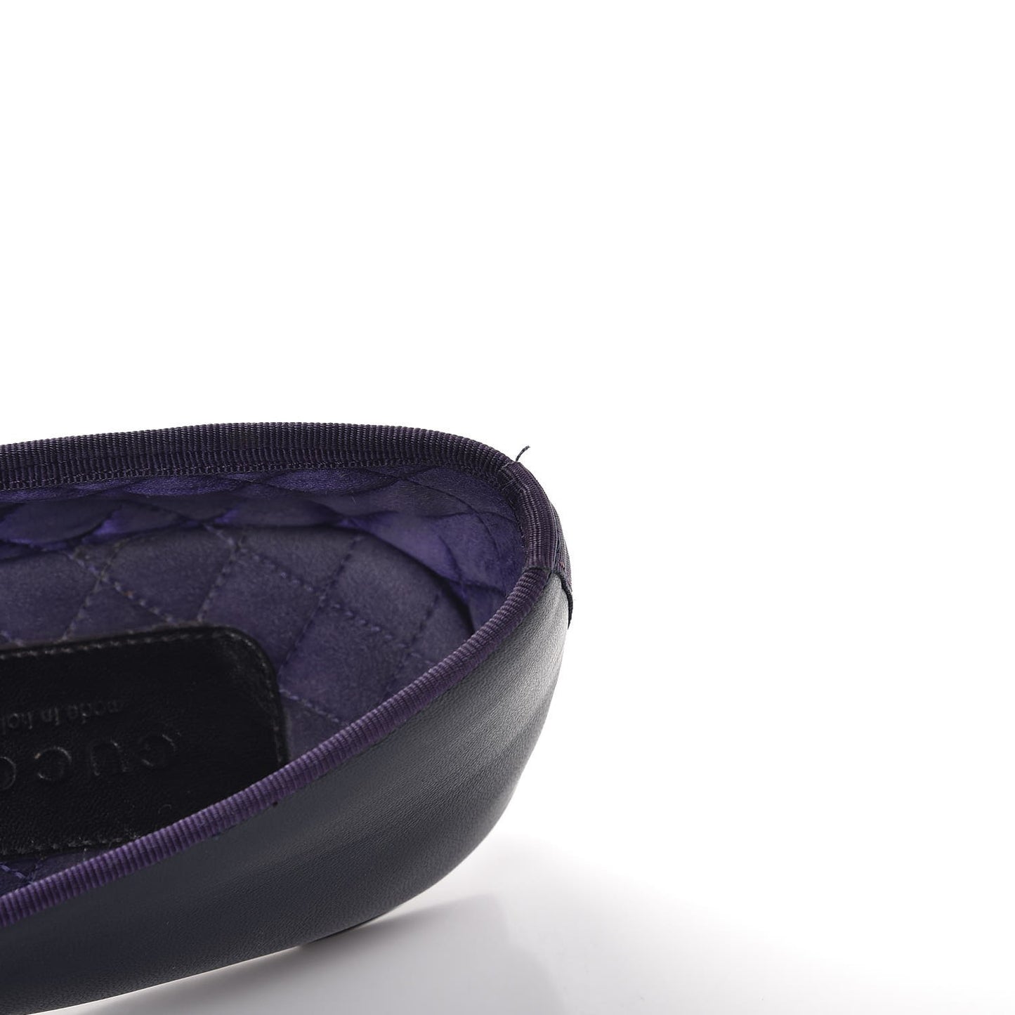 Calfskin Grosgrain Gallipolli Bow Loafers 38 Navy