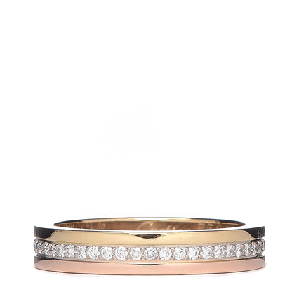 Cartier 18K White Yellow Pink Gold Diamond 3.5mm Vendome Louis Cartier Wedding Band 49 4.75 1 of 4