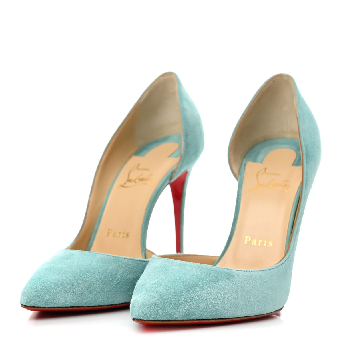 Suede Iriza 100 Pumps 37.5 Turquoise