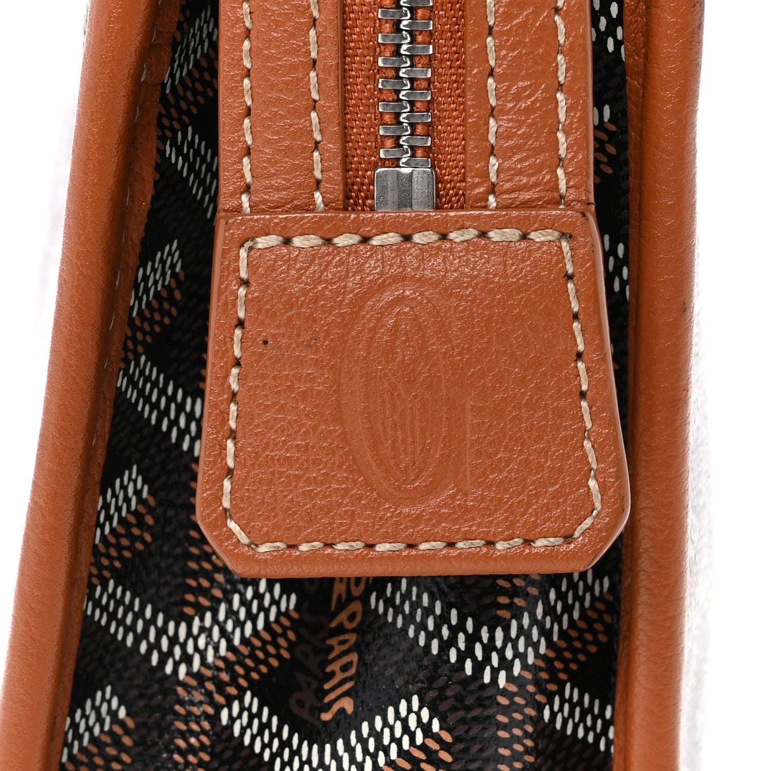 Goyard Goyardine Jouvence MM Toiletry Pouch Black Gold 6 of 11