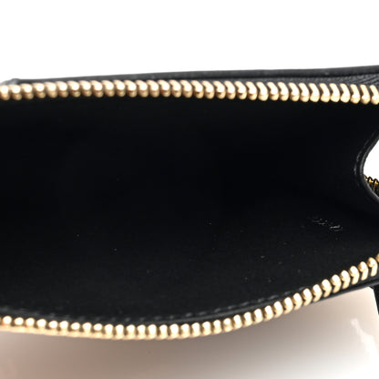 Loewe Calfskin Logo Coin Card Holder Black 5 of 6