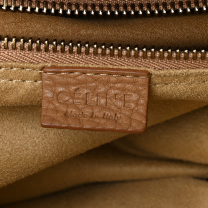 Celine Drummed Calfskin Mini Luggage Camel 5 of 7