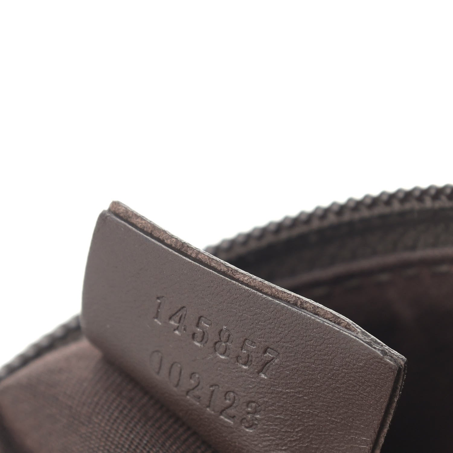 Gucci Monogram Calfskin Perforated Medium Flat Messenger Bag Dark Brown 15 of 16