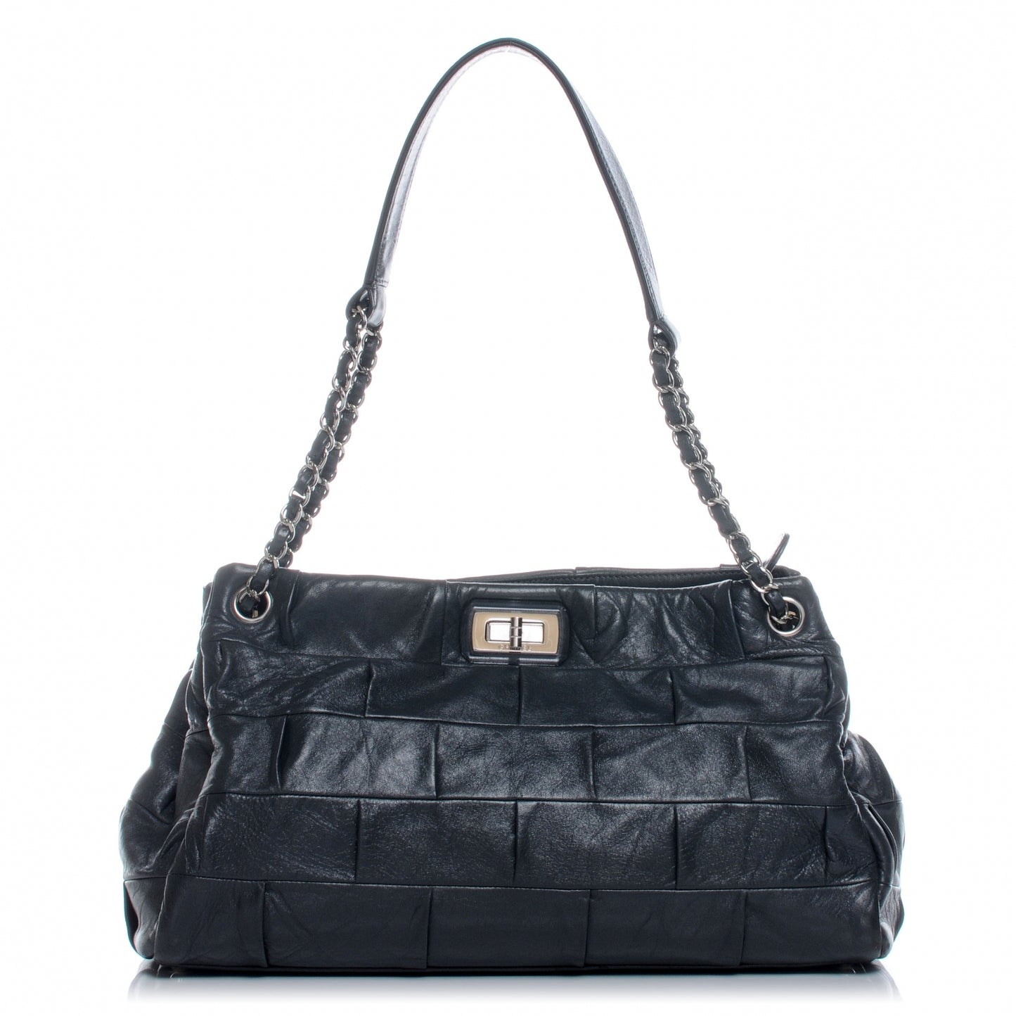Lambskin Igloo Shoulder Bag Grey
