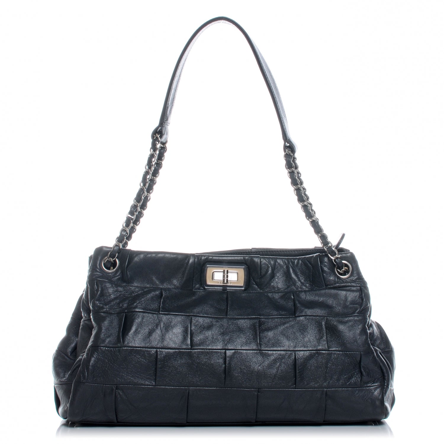 Chanel Lambskin Igloo Shoulder Bag Grey 1 of 7