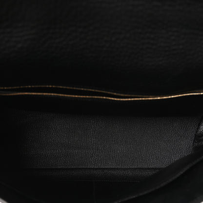 Hermes Evergrain Kelly Retourne 35 Black 5 of 10