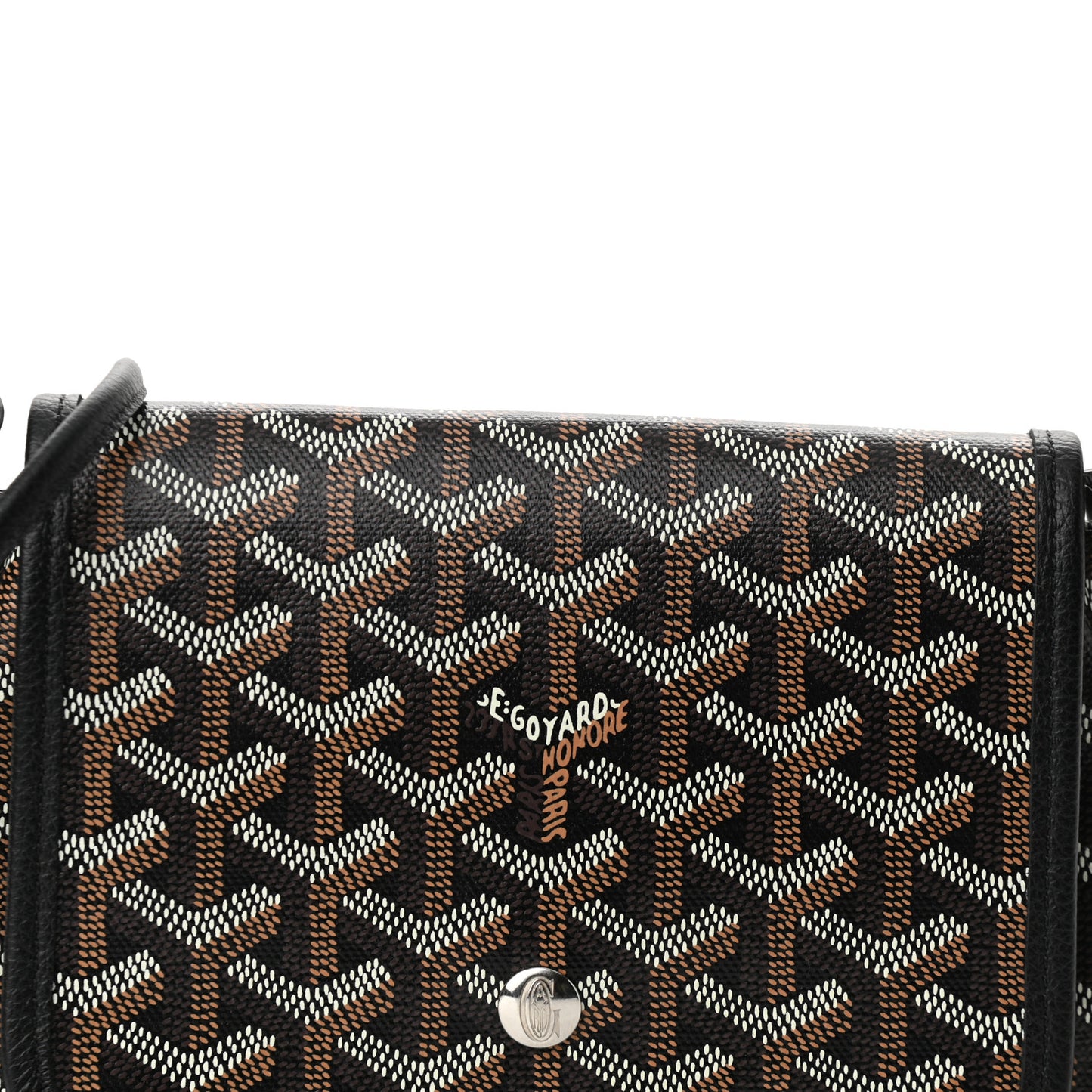 Goyardine Plumet Wallet Clutch Black