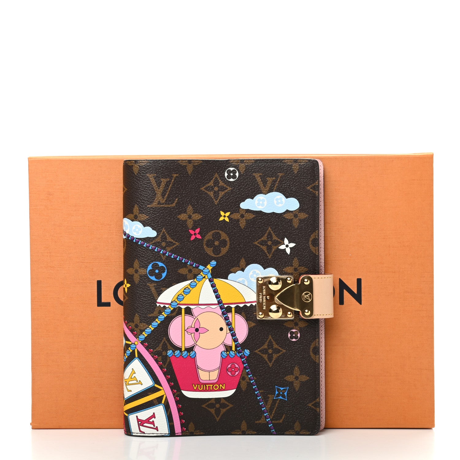 Louis Vuitton Monogram 2020 Christmas Animation Big Wheel Paul Notebook Cover 9 of 9