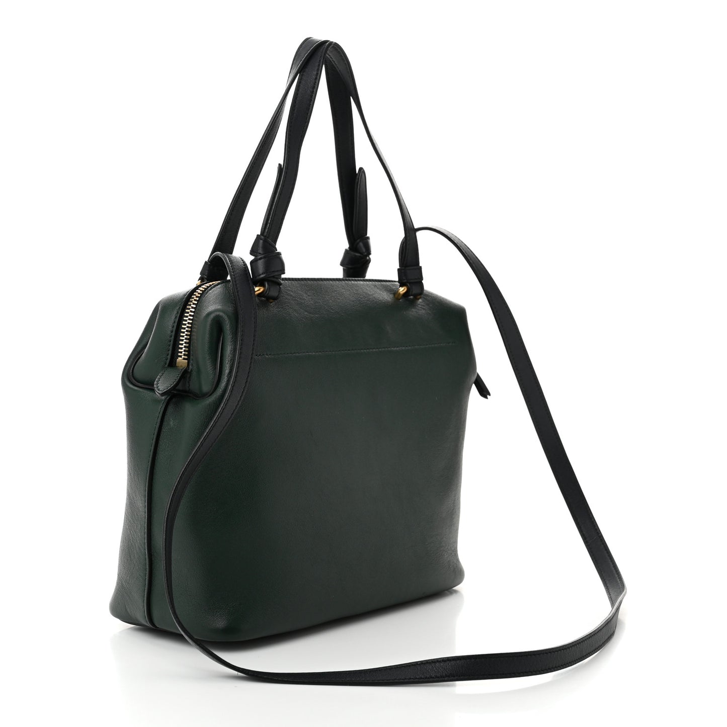 Lambskin Small Soft Cube Satchel Amazone
