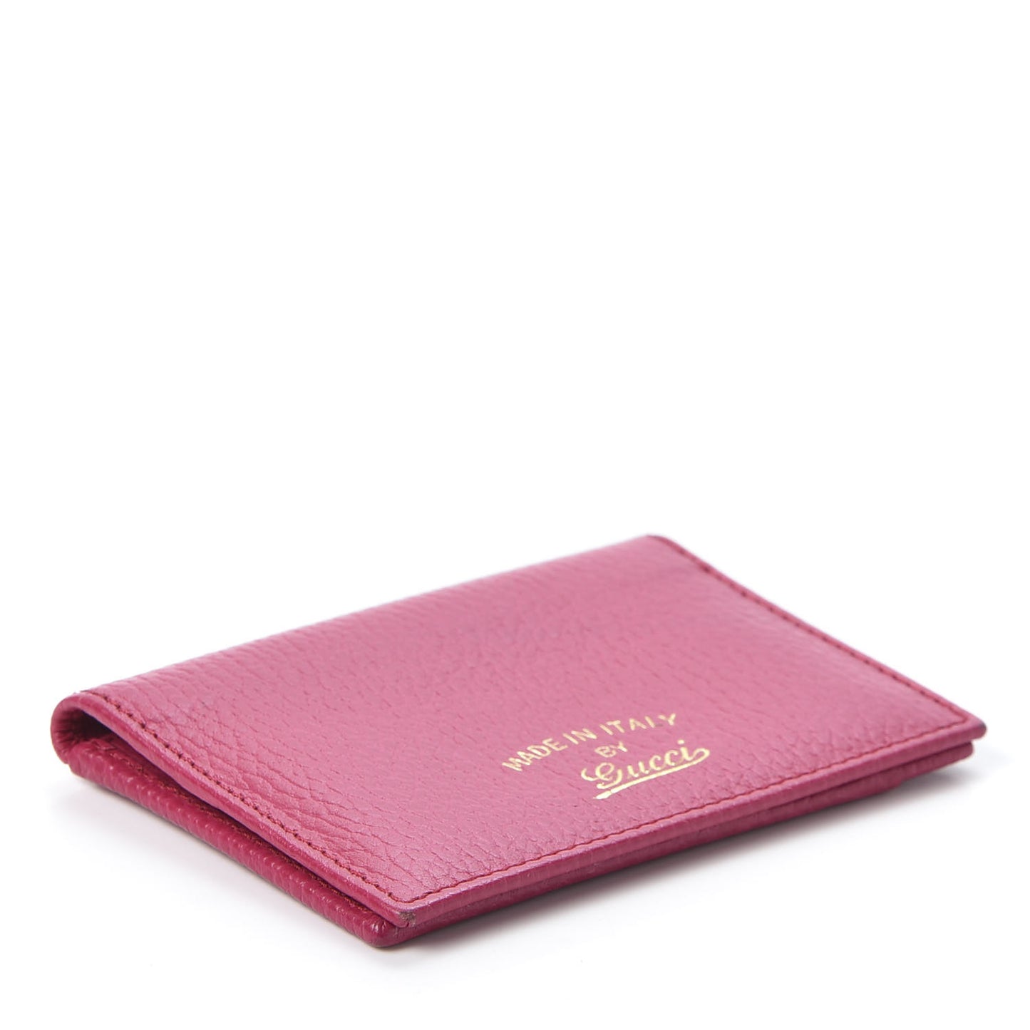 Dollar Calfskin Swing Train Pass Card Case Blossom