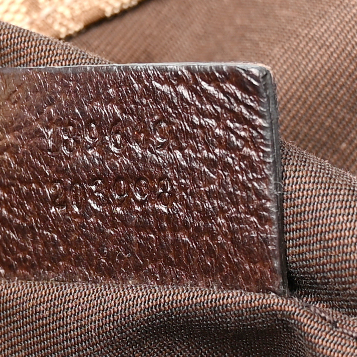 GG Monogram Medium Web Handle Vertical Tote Dark Brown