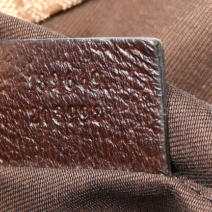 Gucci GG Monogram Medium Web Handle Vertical Tote Dark Brown 7 of 10
