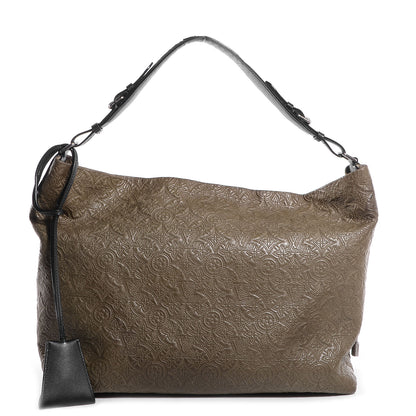 Louis Vuitton Monogram Lambskin Antheia Hobo GM Olive 1 of 7