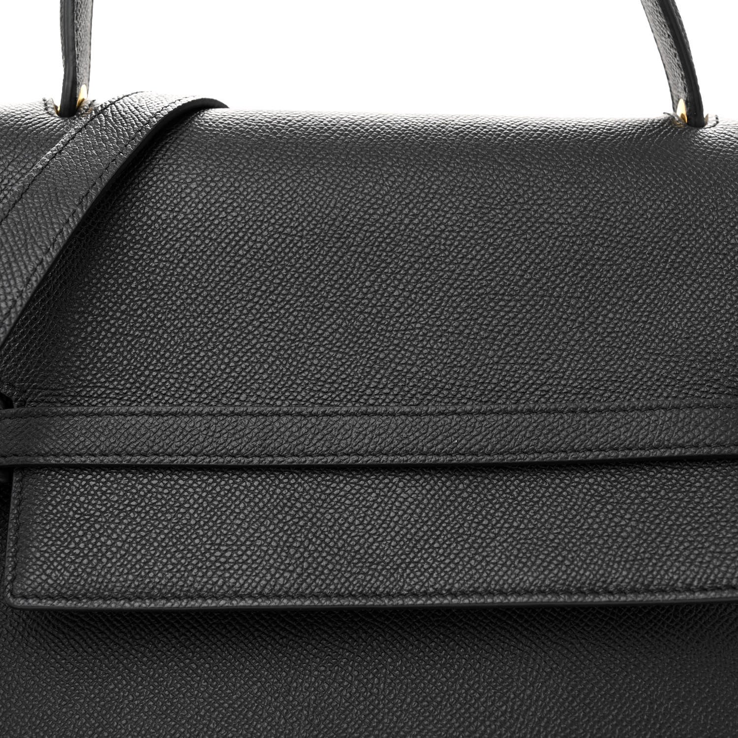 Celine Grained Calfskin Mini Belt Bag Black 7 of 10