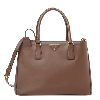 Prada Saffiano Lux Medium Tote Palissandro 1 of 10