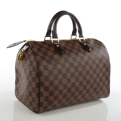 Louis Vuitton Damier Ebene Speedy 30 3 of 8