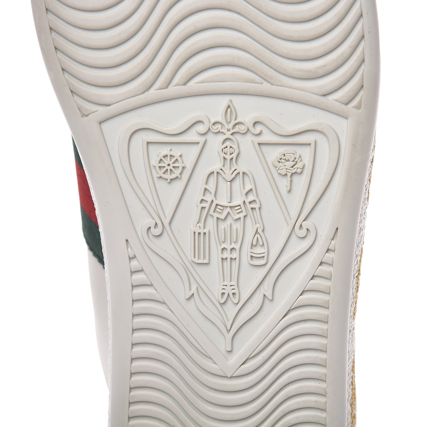 Gucci X SEGA Calfskin Ayers Web Guccy Womens Ace Sneakers 39 White 7 of 12