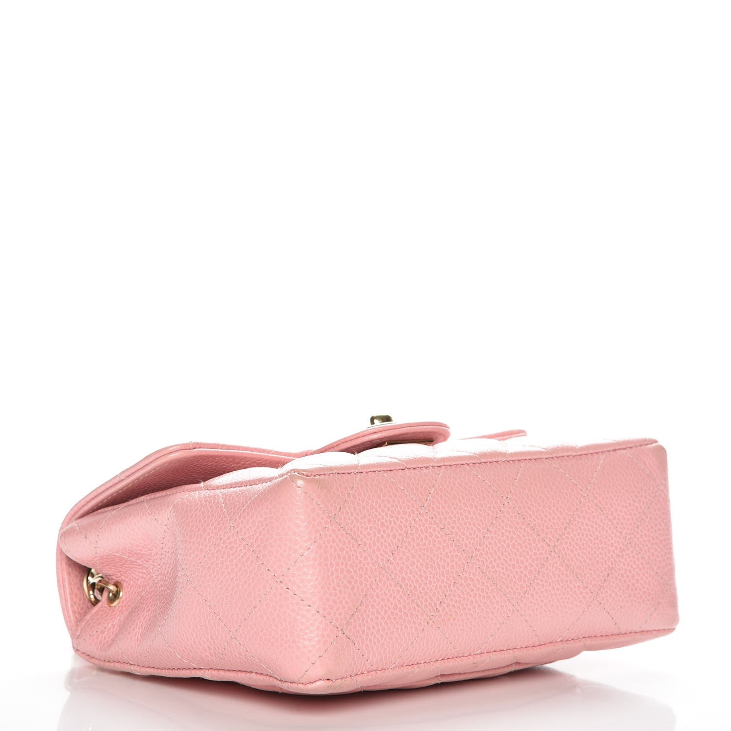 Chanel Caviar Quilted Mini Square Flap Pink 4 of 12