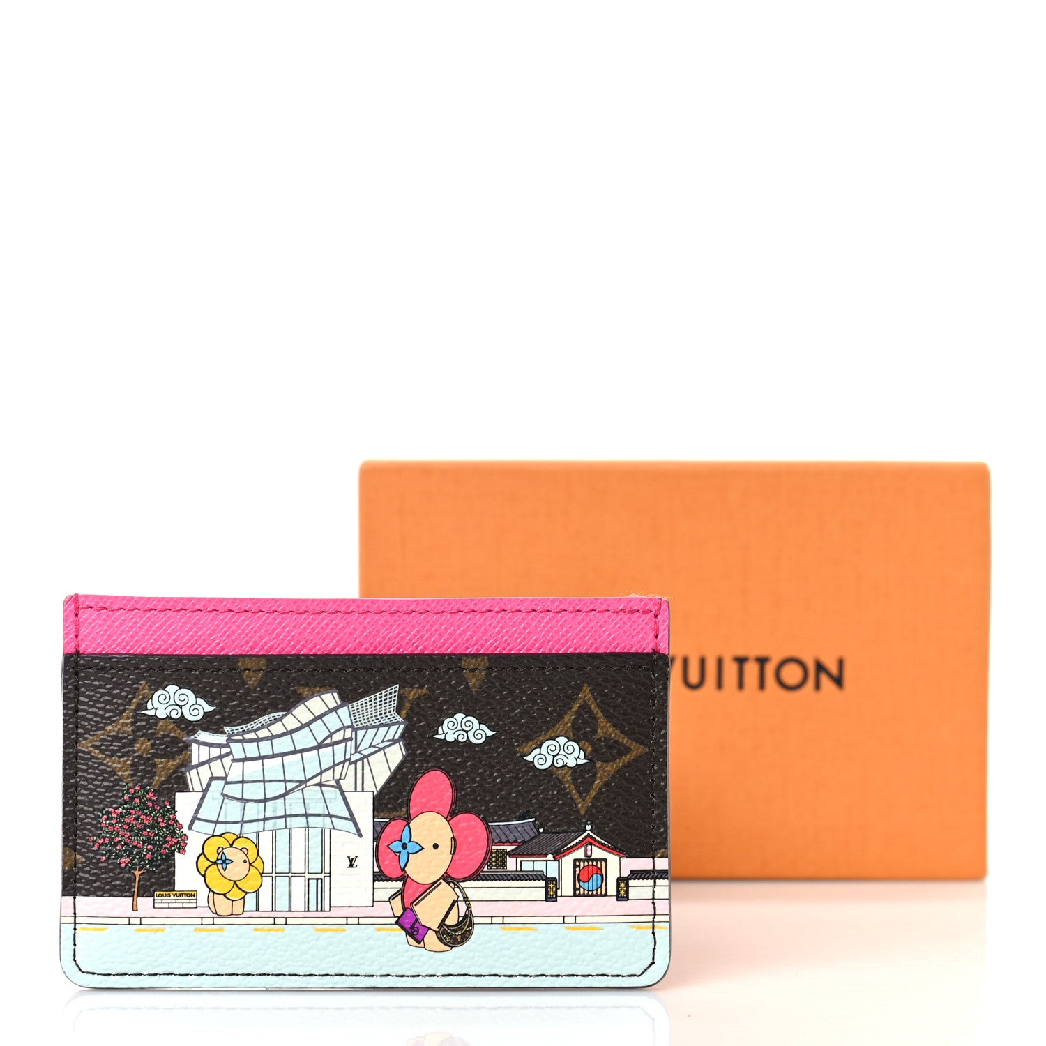 Louis Vuitton Monogram 2022 Christmas Animation Seoul Cardholder