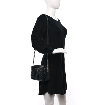 Prada Soft Calfskin Diagramme Camera Bag Black 2 of 9