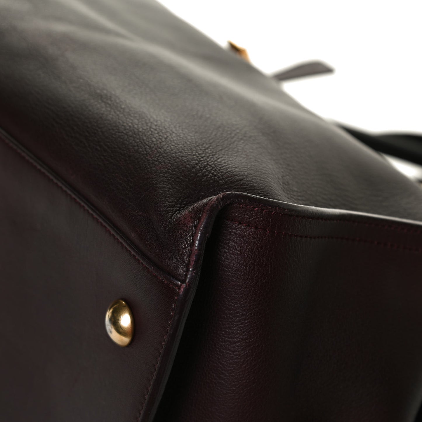 Calfskin Medium Classic Y Cabas Bordeaux