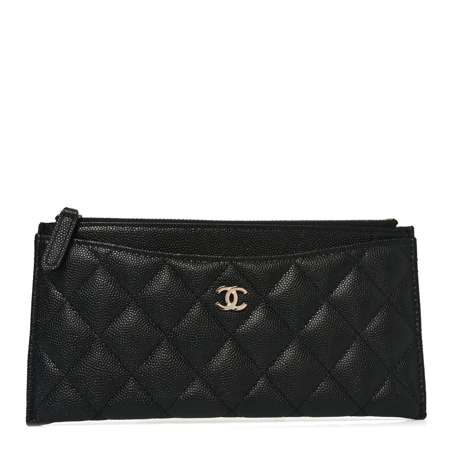 Chanel Caviar Quilted Classic Zip Pouch Black 1 of 7