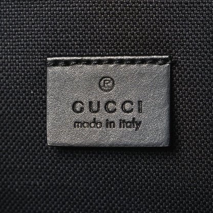 Gucci GG Supreme Monogram Web Belt Bag Black Grey 6 of 10