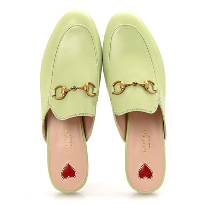 Gucci Malaga Kid Womens Princetown Slippers 36.5 Pistachio Green 2 of 10