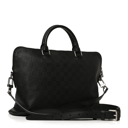 Louis Vuitton Damier Infini Avenue Soft Briefcase Onyx 3 of 12