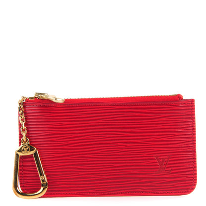 Louis Vuitton Epi Key Pouch Red 1 of 7