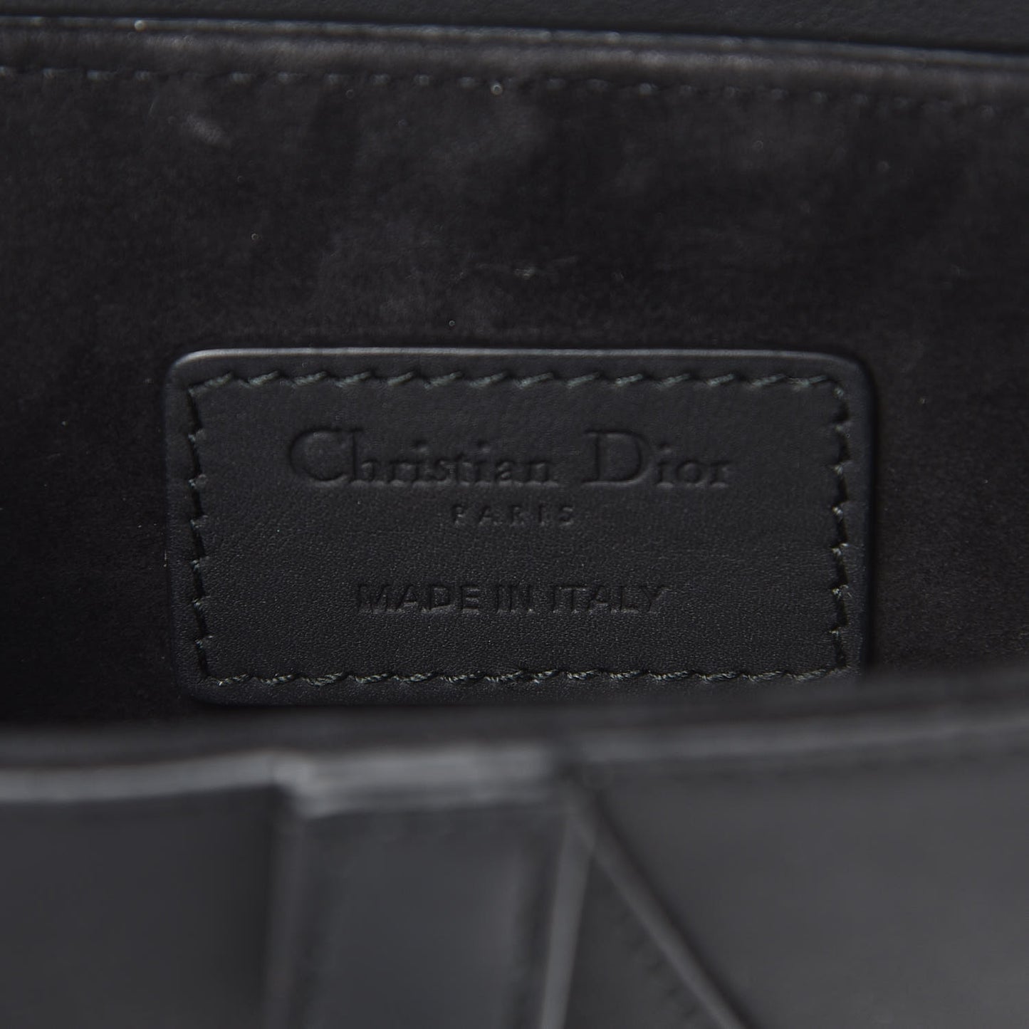 Ultra Matte Calfskin Mini Saddle Bag Black