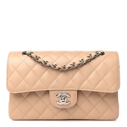Chanel Caviar Quilted Small Double Flap Beige 1 of 9