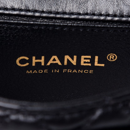 Chanel Aged Calfskin Quilted 2.55 Reissue Chain Waist Bag Black 6 of 9