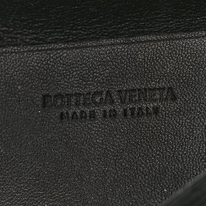 Bottega Veneta Lambskin Maxi Intrecciato Extra Mini Cassette Crossbody Bag Black 6 of 9