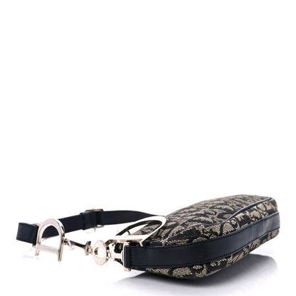 Christian Dior Monogram Shoulder Bag Pochette Blue 3 of 14