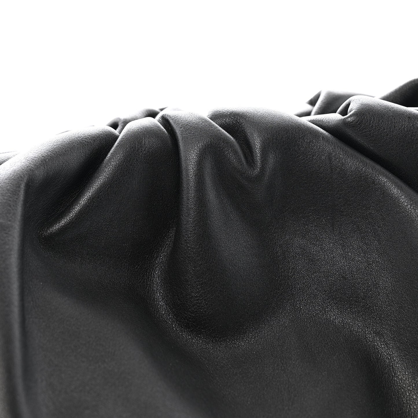 Smooth Butter Calf The Pouch Oversized Clutch Black