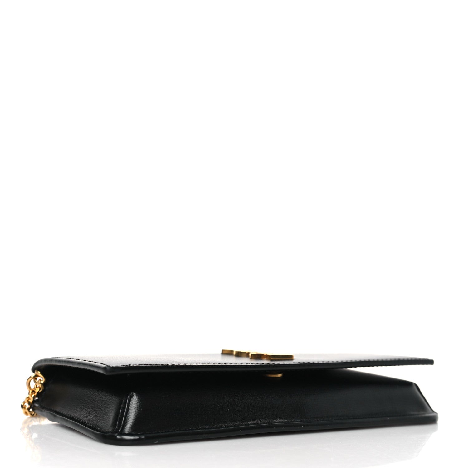 Saint Laurent Smooth Calfskin Monogram Phone Holder Crossbody Black 4 of 9