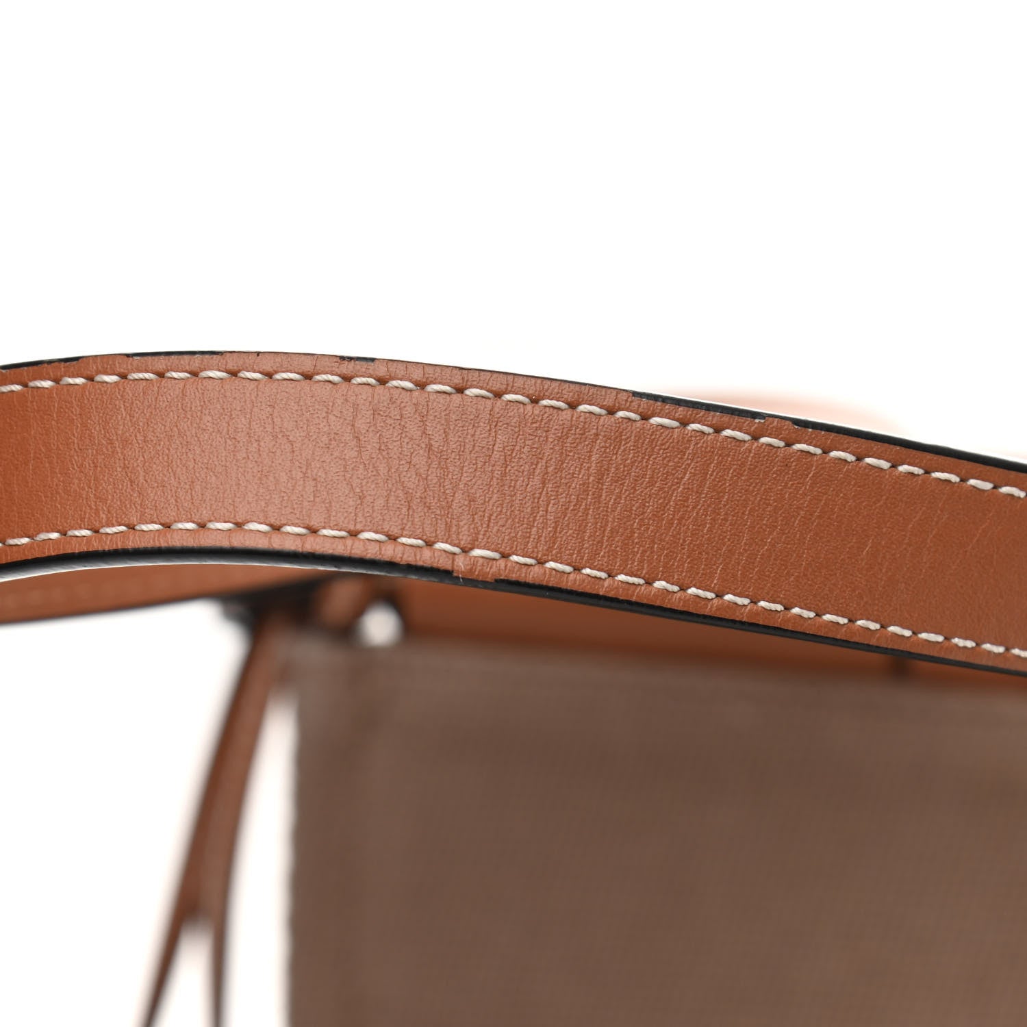 Loewe Canvas Calfskin Cushion Tote Taupe 17 of 17