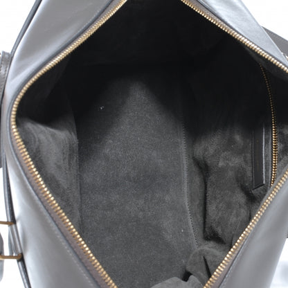 FASHIONPHILE SAINTLAURENTLeatherClassicDuffle6BagGray 8 of 8