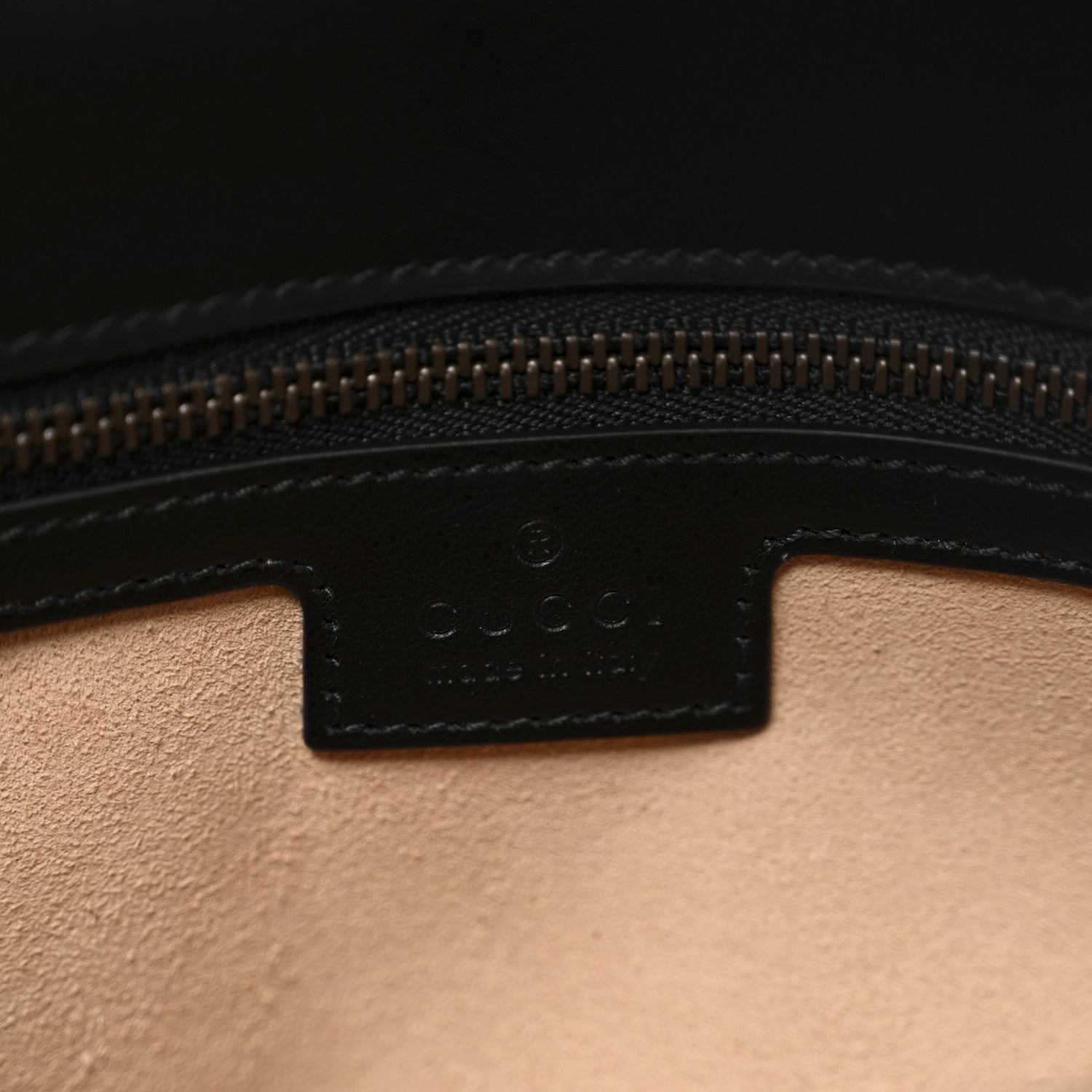 Gucci Calfskin Matelasse Small GG Marmont Shoulder Bag Black 6 of 12