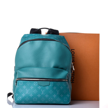 Louis Vuitton Taiga Monogram Discovery Backpack PM Turquoise 8 of 8