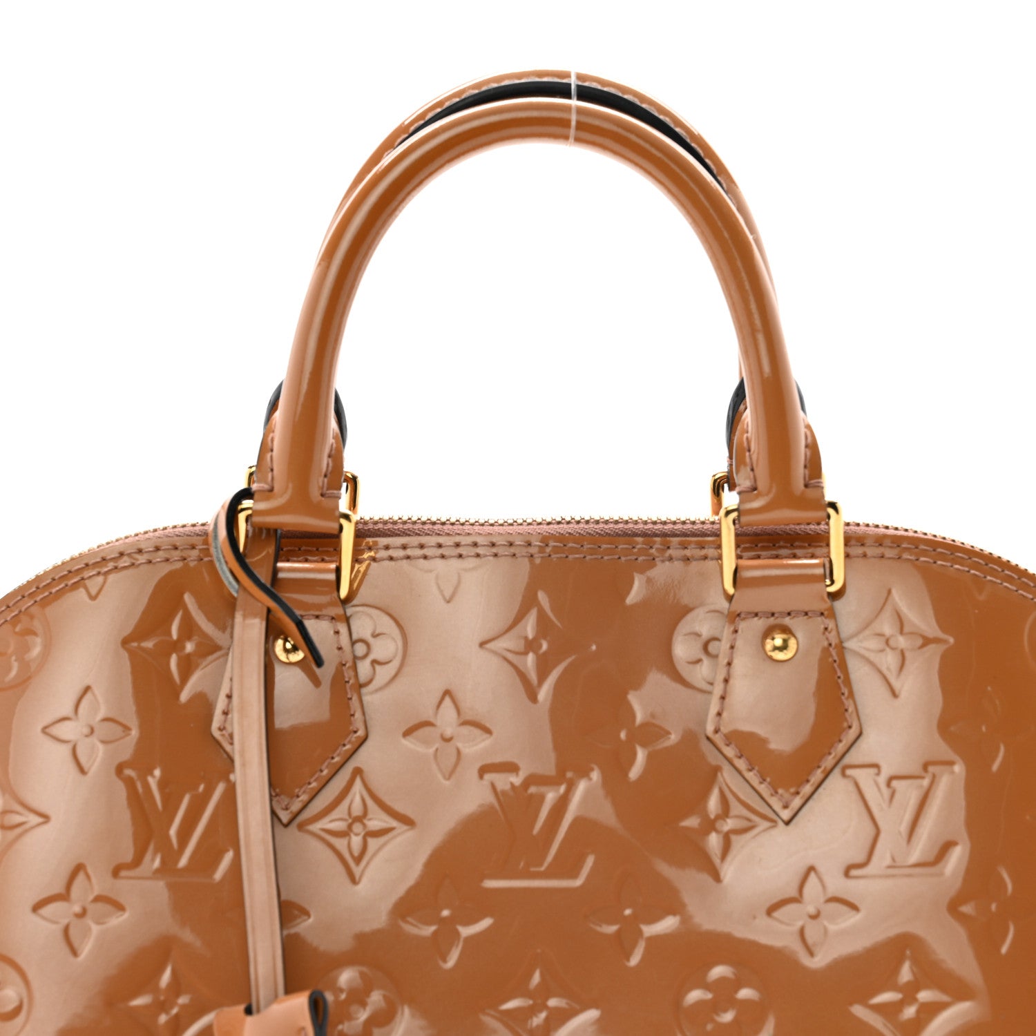 Louis Vuitton Vernis Alma PM Rose Velours 8 of 13