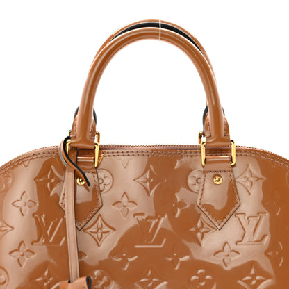 Louis Vuitton Vernis Alma PM Rose Velours 8 of 13