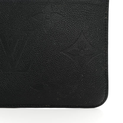 Louis Vuitton Empreinte Monogram Giant Neverfull MM Pochette Black 7 of 16